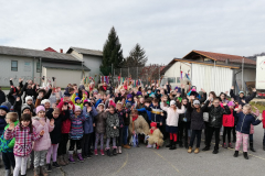 Obisk kurentov na podružnični šoli Zgornja Polskava